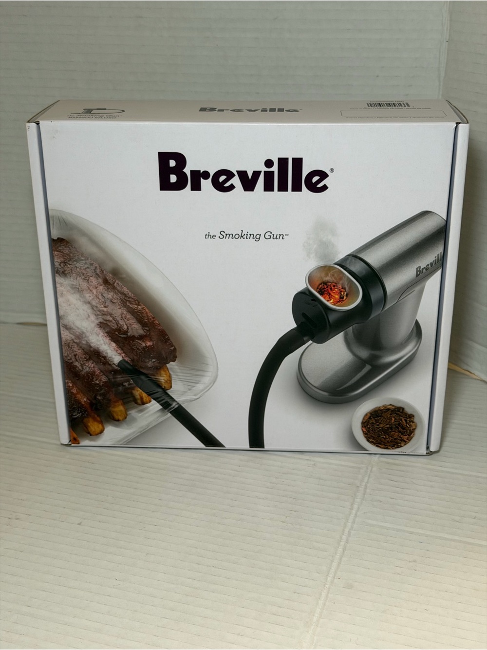 Breville The Smoking Gun Wood Smoke Infuser Food Cocktail Smoker Open Box